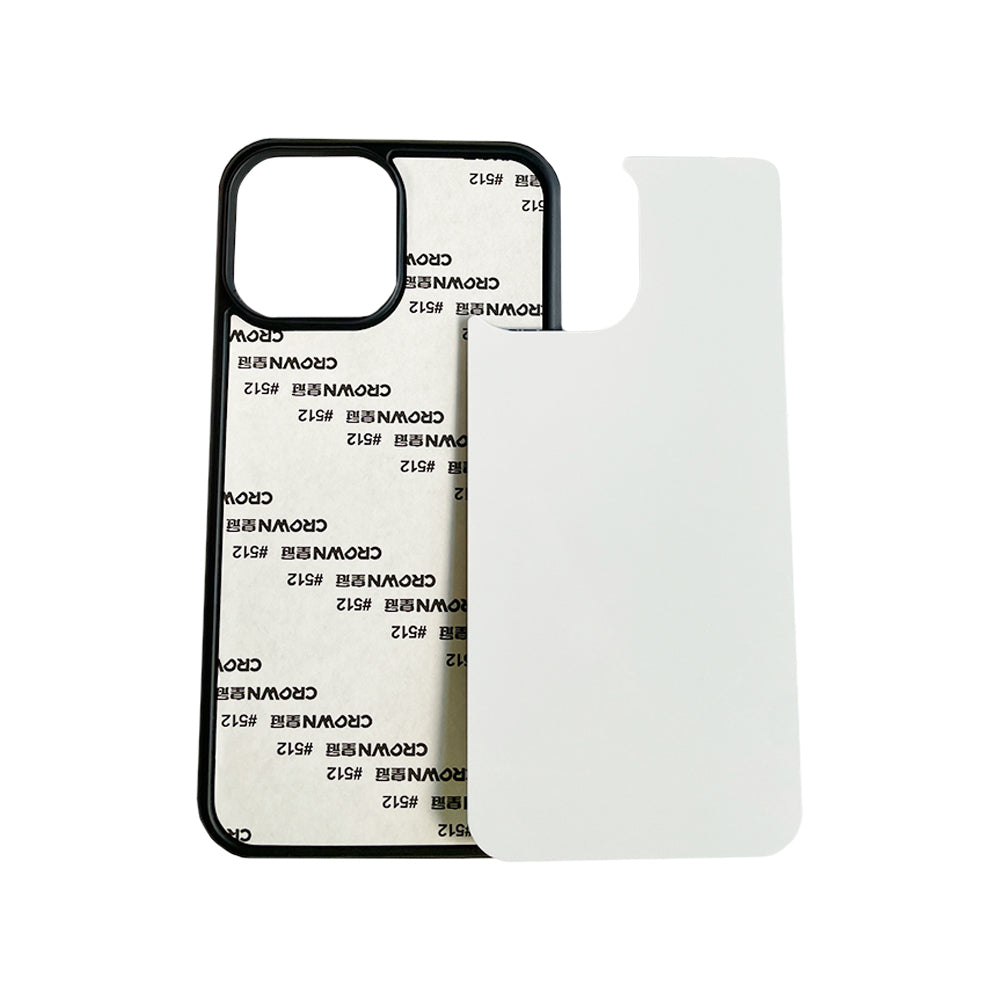 iPhone 13 Pro Max Sublimation Phone Case - Black Rubber